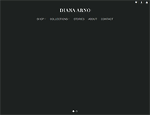 Tablet Screenshot of dianaarno.com